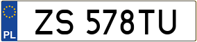 Truck License Plate
